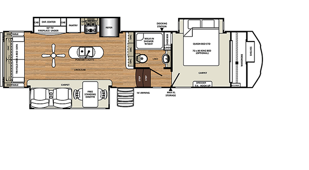 Sandpiper 381RBOK Fifth Wheels by Forest River RV